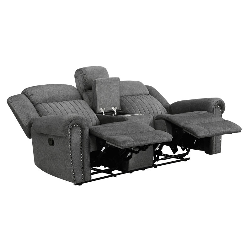 Latitude Run® Dahlon 3Piece Microfiber Manual Reclining Living Room